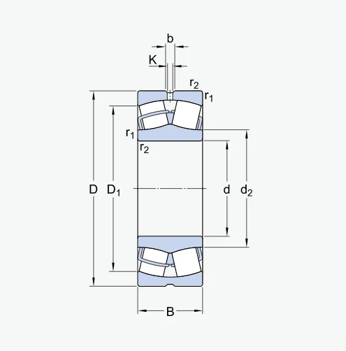 24030 সিসিডাব্লু 33 বিয়ারিং 24030 CCW33 Bearing